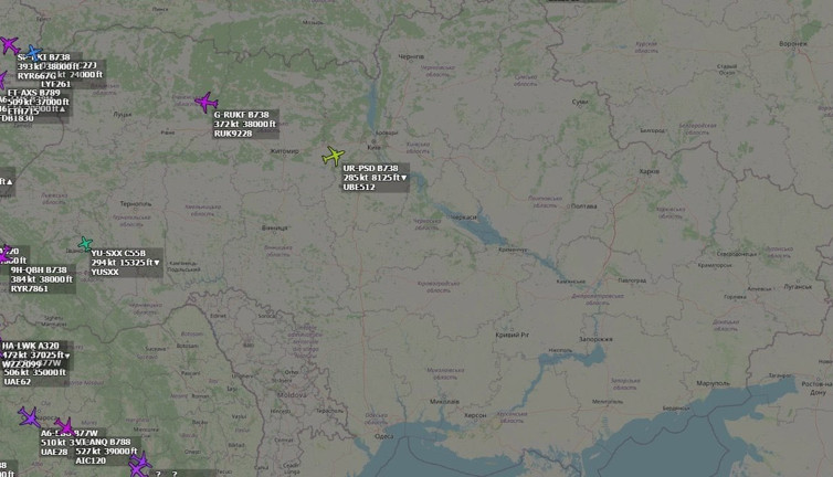 Ukrayna hava sahası sivil uçuşlara kapatıldı