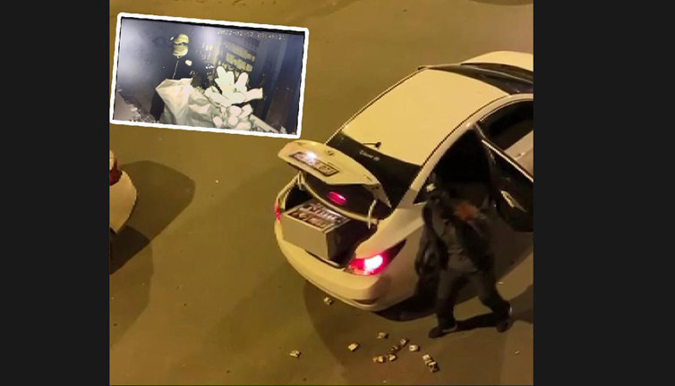 Hırsızların pişkinliği pes dedirtti! ‘Sanane ki senin mi’
