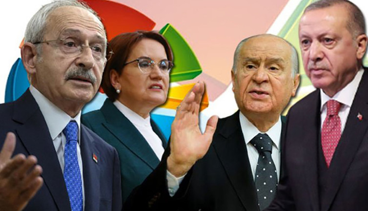 Son seçim anketinde ortaya çıktı. İki parti birbirinin oylarını eritti