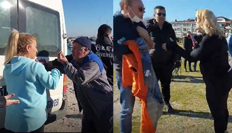 Bakırköy'de hayvanseverler ile belediye çalışanları birbirine girdi: Ben hakimim senin a... s...