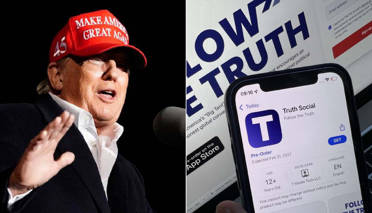 Donald Trump kendi sosyal medya uygulamasını iphone'da yayınladı