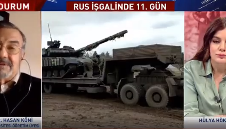 Profesör Hasan Köni'den canlı yayında skandal ifadeler. ''Erkeklerimiz Ukraynalıların gelmesini bekliyor''