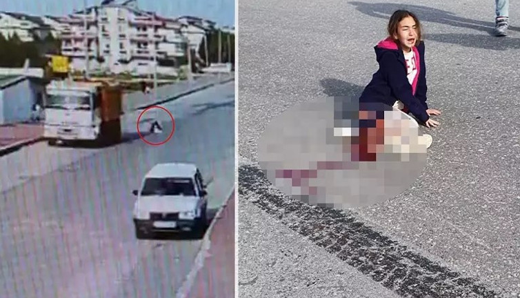 Köpeklerden kaçarken kamyonun altında kalmıştı. 9 yaşındaki Mahra Pelin Pınar'ın sağlık durumunda yeni gelişme