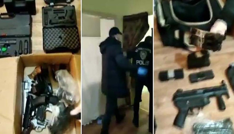 İstanbul’da operasyon! Suikast silahları ele geçirildi…