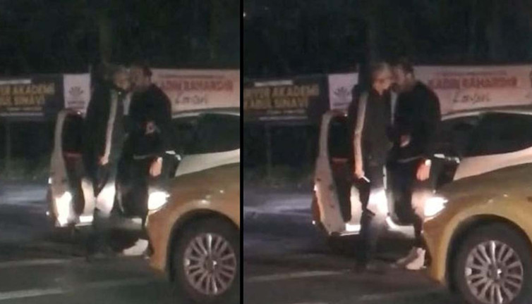 Şehrin göbeğinde taksici dehşeti! Elinde bıçakla üzerine yürüdü…