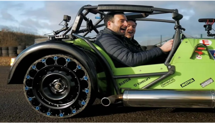 Evde patlamayan lastik yaptılar! İşte o lastiğin videosu...