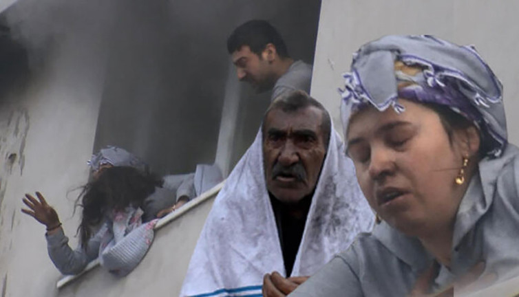 Yangında can pazarı! Böyle kurtarılmayı beklediler…