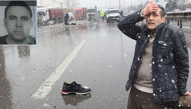 Karşı yola koşarak geçmek isterken TIR'ın altında kaldı