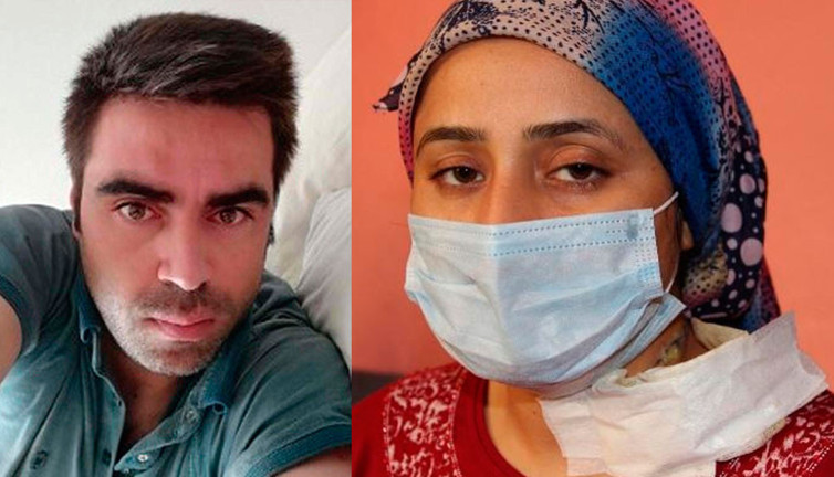 Eşinin boğazını falçatayla kesen eşe iyi hal indirimi