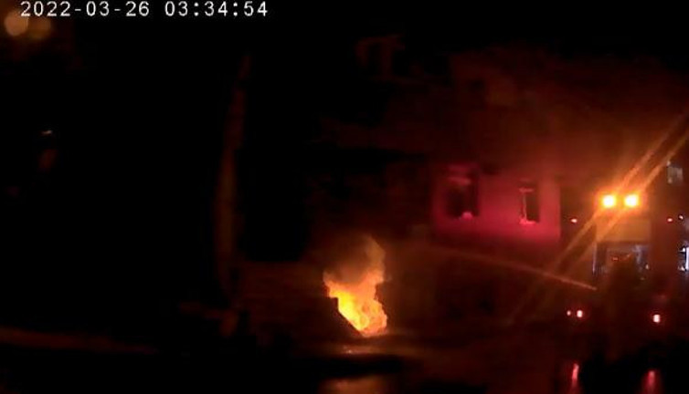 Ümraniye'de korku dolu anlar. Bomba gibi patladı