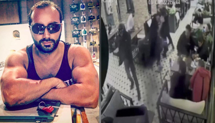 Kafede kanlı infaz! Kasklı saldırgan spor eğitmenine kurşun yağdırdı