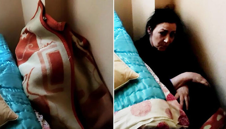 Suç makinesi bakıcı battaniyenin altında yakalandı