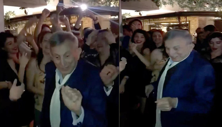 94 yaşındaki Haldun Dormen doğum gününde rock’n roll oynadı!