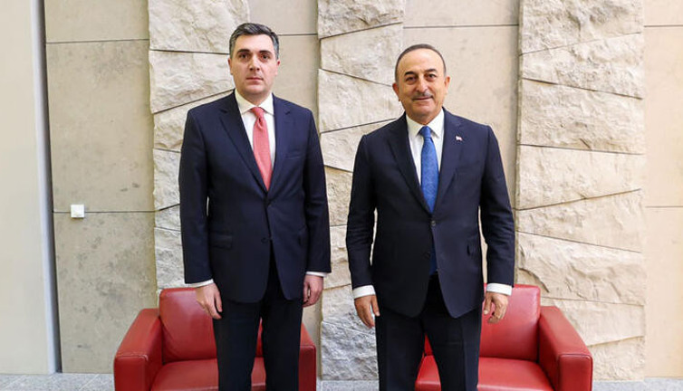 Bakan Çavuşoğlu, Gürcistan Dışişleri Bakanı ile görüştü