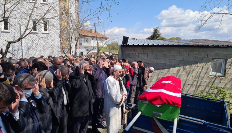 Maden işçisine hazin tören