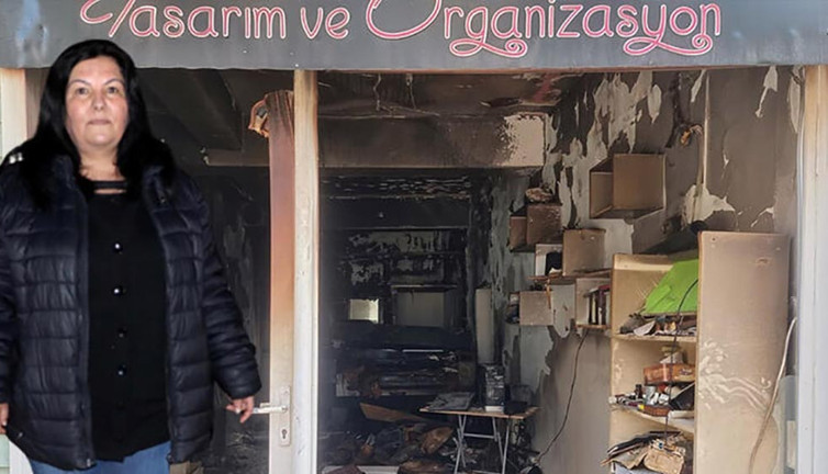 5 yıllık emek yarım saatte kül oldu