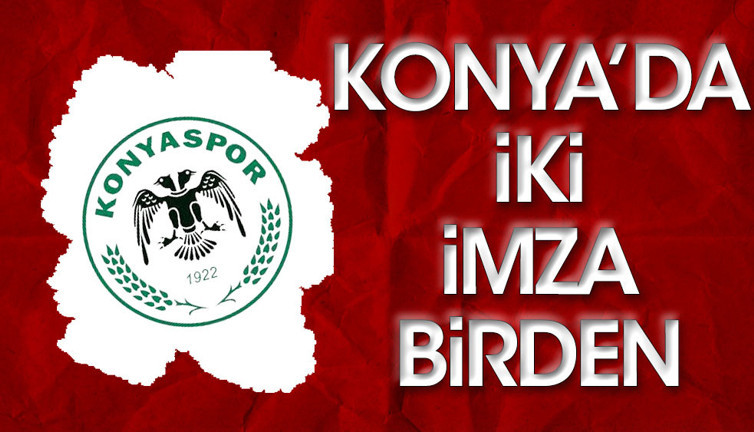 Konyaspor'da iki imza