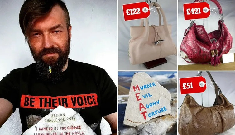 Dünyaca ünlü vegan aktivist fena yakalandı! Deri çanta satıyormuş