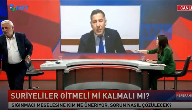 Canlı yayında olay. Mehmet Metiner stüdyoyu terk etti