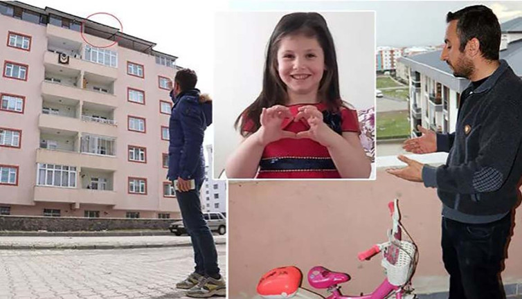 Azra, terastan arkadaşlarını izlerken düşmüş