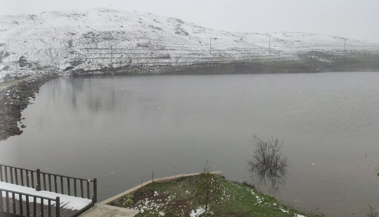 Tokat’a mayıs ayında kar sürprizi