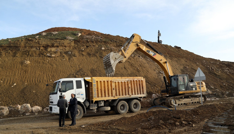 Van'da heyelan sonrası çalışma başlatıldı