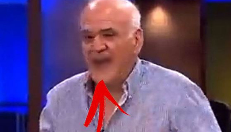 Canlı yayında iğrenç olay. Ahmet Çakar canlı yayında at sineği yedi