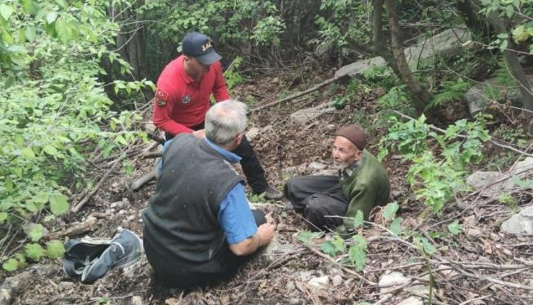 Yaşlı adam 17 saat sonra sevindirici haber