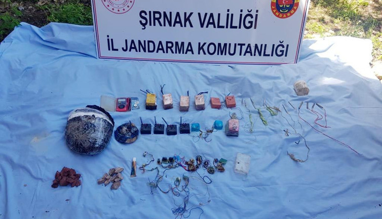 Şırnak'ta C4 ve TNT patlayıcı ele geçirildi