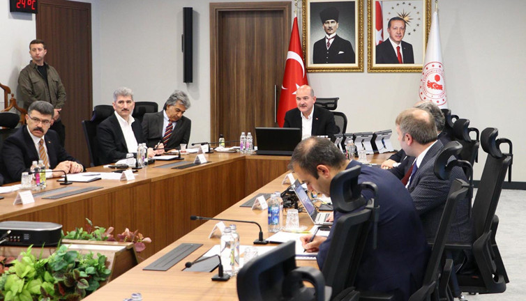 Bakan Soylu, Katar heyeti ile görüştü