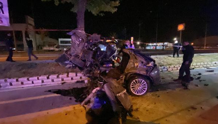 Akordiyon olan araç astsubayın canını aldı