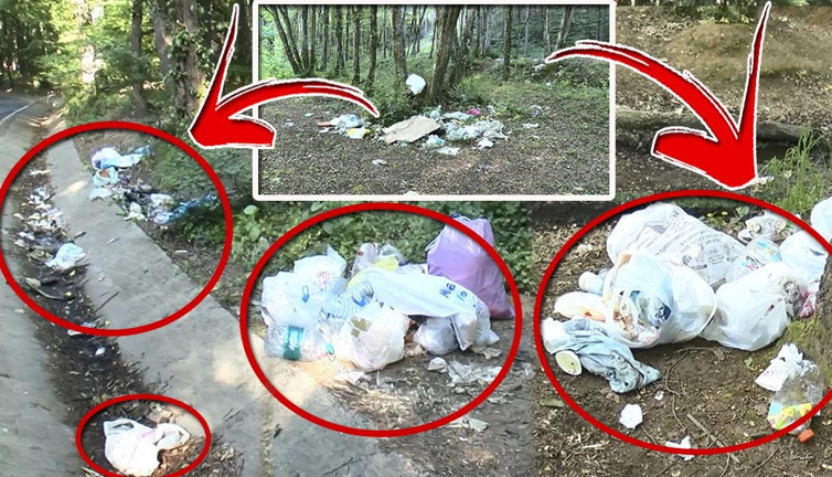 Buradan insan geçti! Belgrad Ormanı'nı çöplüğe çevirdiler…