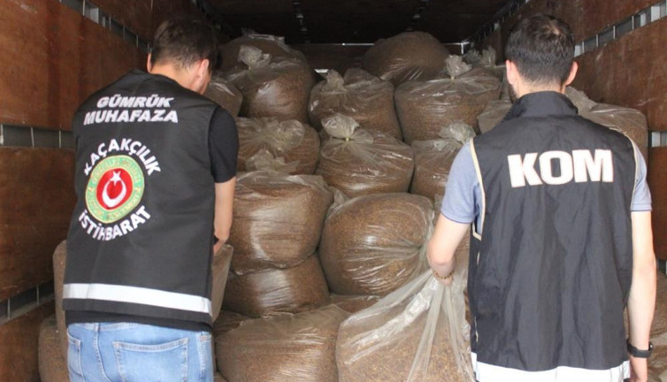 Tonlarca yakalandı polis rafları doldurdu