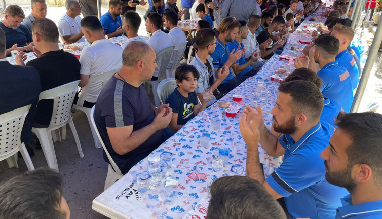 İskenderunsporlu futbolcular, şehit Bican Kapılay'ın mevlidine katıldı