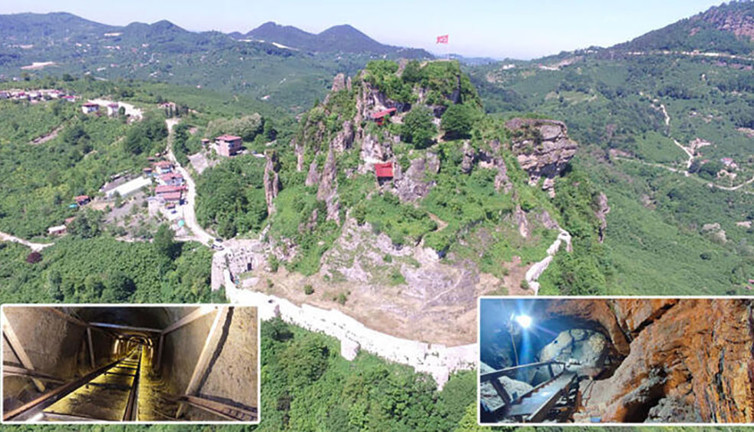 Türkiye’de tek olacak! Tarihi kalenin 250 metrelik dehlizine raylı sistem...