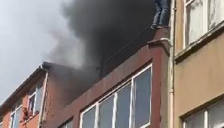 Kağıthane’de alevler arasında can pazarı kamerada