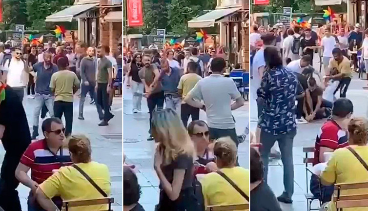 Kadıköy'de satırlı saldırgan