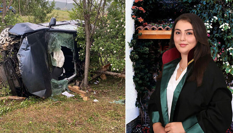 Kazada yaralanan avukat Hüsna’dan acı haber