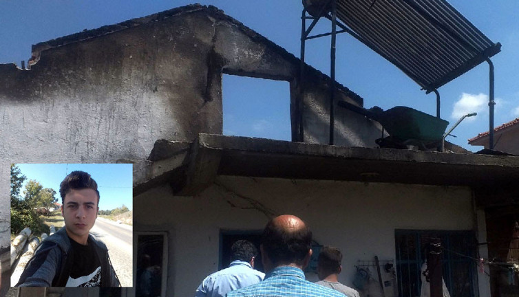 Lise öğrencisi yangında can verdi