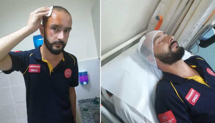 Sağlıkçıya perde demiriyle saldırdı. Hani sağlıkçılarımız baş tacımızdı. Koronada mücadeleleri ne çabuk unutuldu