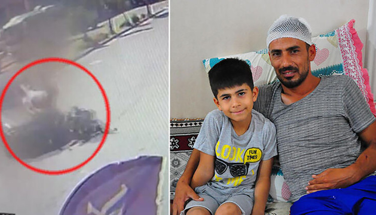 Oğluyla birlikte ölümden döndü: Kendimi en mutlu baba hissediyorum