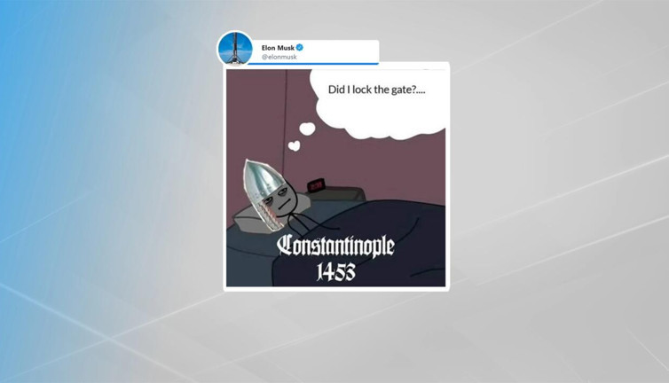 Dünya Türkleri Derneği’nden Elon Musk’ın 1453 paylaşımına gönderme
