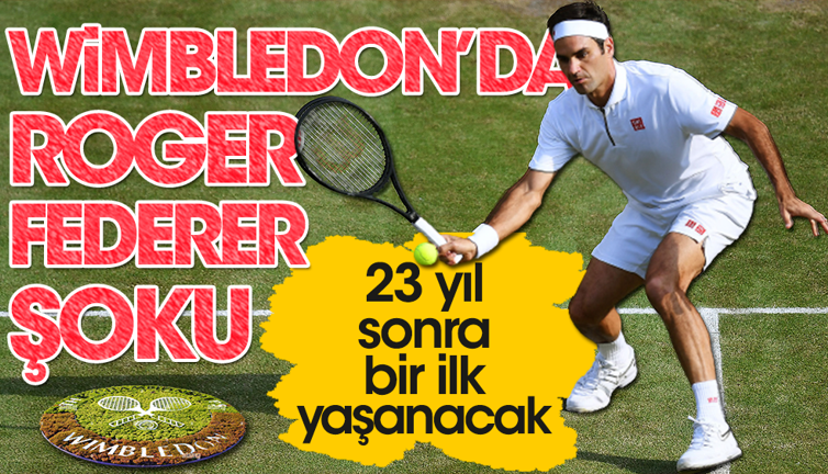 Teniste 23 yıl sonra bir ilk yaşanacak. Federer'in Wimbledon kararı belli oldu