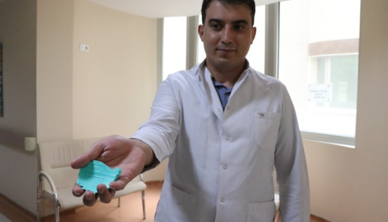 3 boyutlu yazıcıyla yapay kafatası kemiği üretildi
