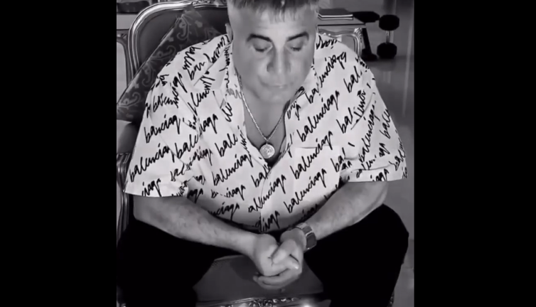 Sedat Peker'in pastasının üzerindeki yazı dikkat çekti. Eşi paylaştı