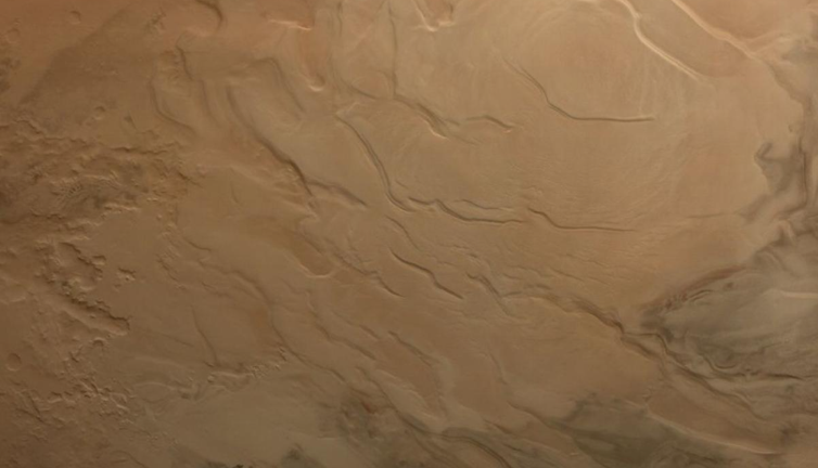 Çin'in mürettebatsız uzay aracı kızıl gezegenin fotoğrafını yayınladı