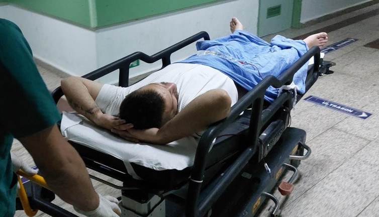 Kadına tokat atan magandaya müdahale hastanede bitti