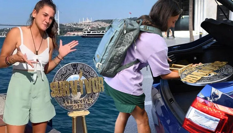 Survivor All Star'ın şampiyonu olmuştu. Nisa Bölükbaşı kupasıyla geziyor