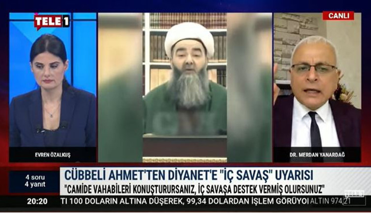Merdan Yanardağ Cübbeli'ye sahip çıktı Diyaneti uyardı