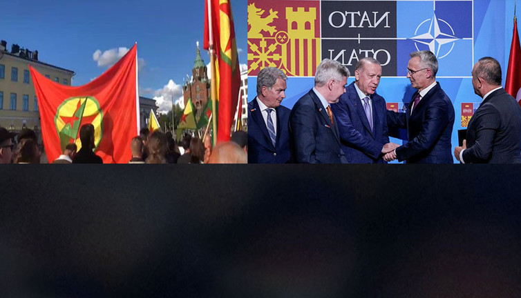 İşte İsveç ve Finlandiya’nın iki yüzlülüğü. Söz vermelerine rağmen başkent Helsinki’de PKK gösterisine izin verdiler